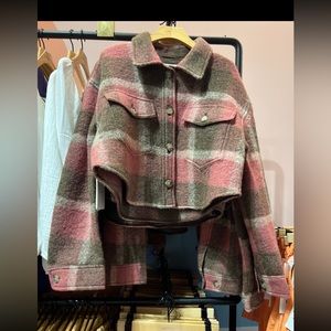 Aritzia cropped ganna jacket